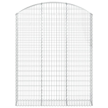 Cesto Gabbione ad Arco 150x30x180/200 cm Ferro Zincato | homemem39