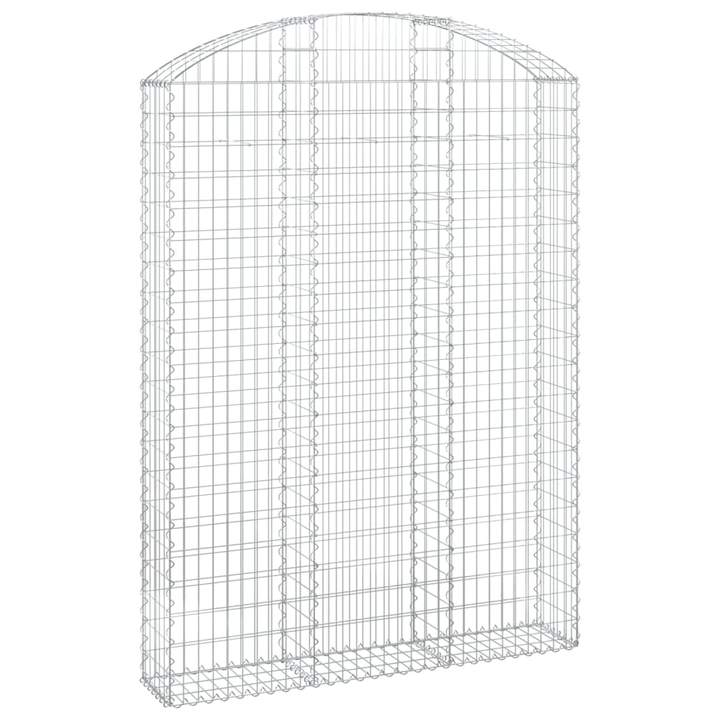 Cesto Gabbione ad Arco 150x30x200/220 cm Ferro Zincato - homemem39