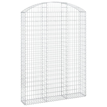 Cesto Gabbione ad Arco 150x30x200/220 cm Ferro Zincato - homemem39