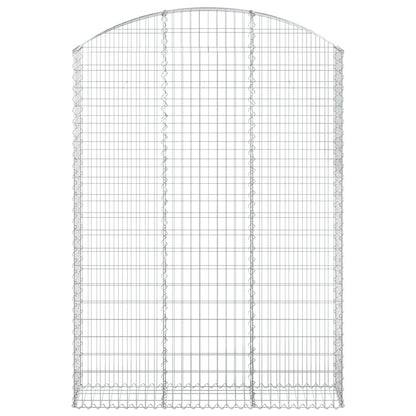 Cesto Gabbione ad Arco 150x30x200/220 cm Ferro Zincato - homemem39