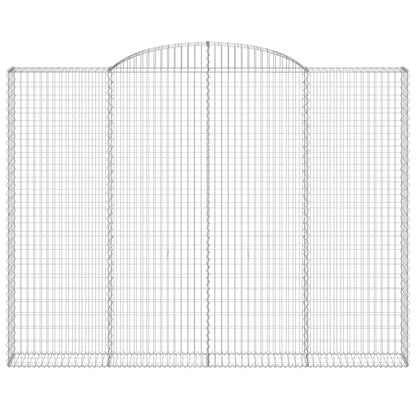 Cesto Gabbione ad Arco 300x30x220/240 cm Ferro Zincato - homemem39