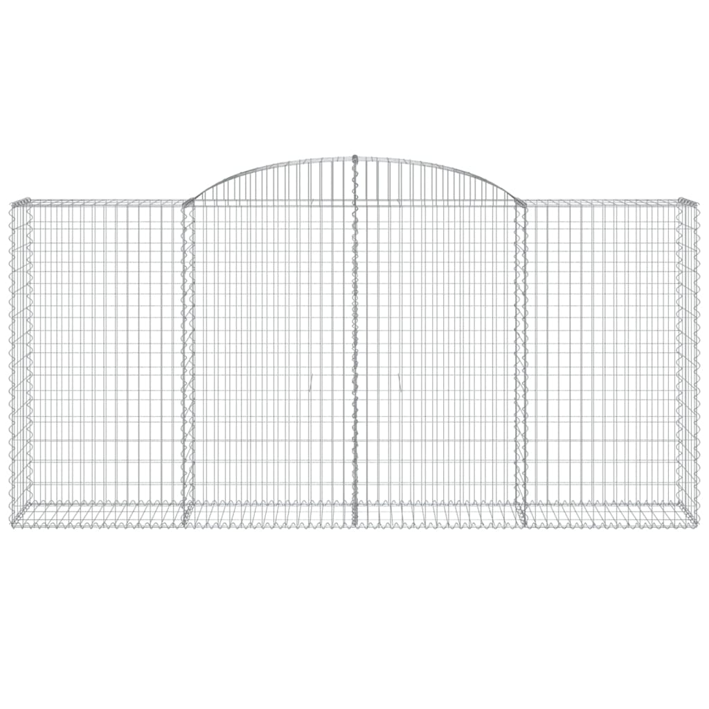 Cesto Gabbione ad Arco 300x50x140/160 cm Ferro Zincato - homemem39