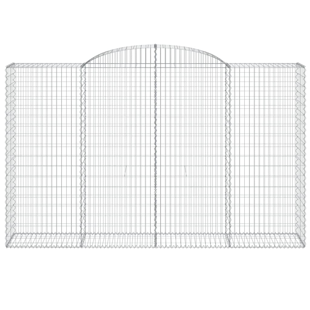 Cesto Gabbione ad Arco 300x50x180/200 cm Ferro Zincato - homemem39