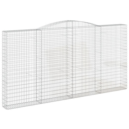 Cesto Gabbione ad Arco 400x30x200/220 cm Ferro Zincato - homemem39