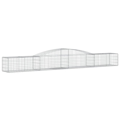 Cesto Gabbione ad Arco 400x50x40/60 cm Ferro Zincato - homemem39