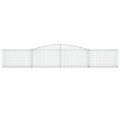 Cesto Gabbione ad Arco 400x50x60/80 cm Ferro Zincato - homemem39