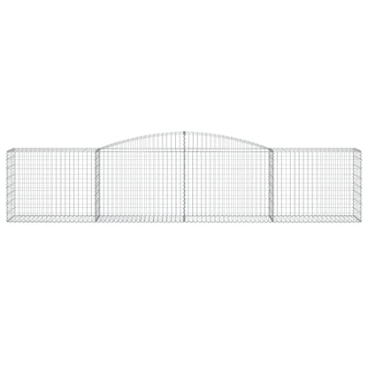 Cesto Gabbione ad Arco 400x50x80/100 cm Ferro Zincato - homemem39