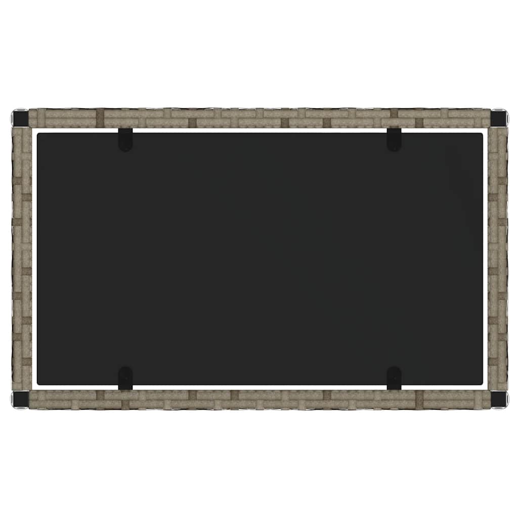 Set Divani da Giardino 4 pz con Cuscini in Polyrattan Grigio - homemem39