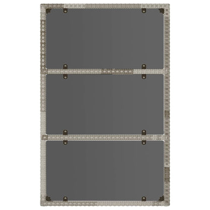 Set Divani da Giardino 6 pz con Cuscini in Polyrattan Grigio