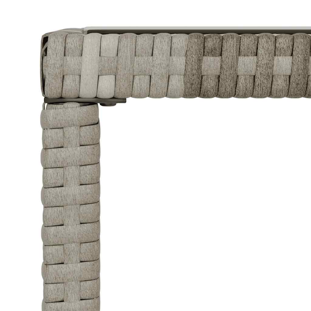 Set Divani da Giardino 6 pz con Cuscini in Polyrattan Grigio | homemem39