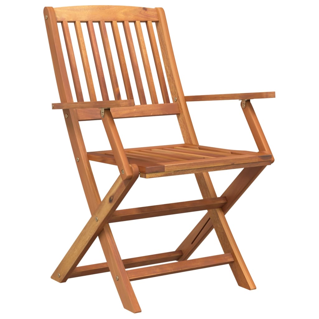 Set da Pranzo per Giardino 5 pz in Legno Massello di Acacia | homemem39