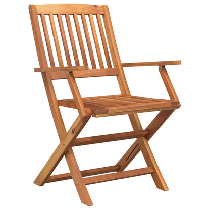 Set da Pranzo per Giardino 5 pz in Legno Massello di Acacia | homemem39