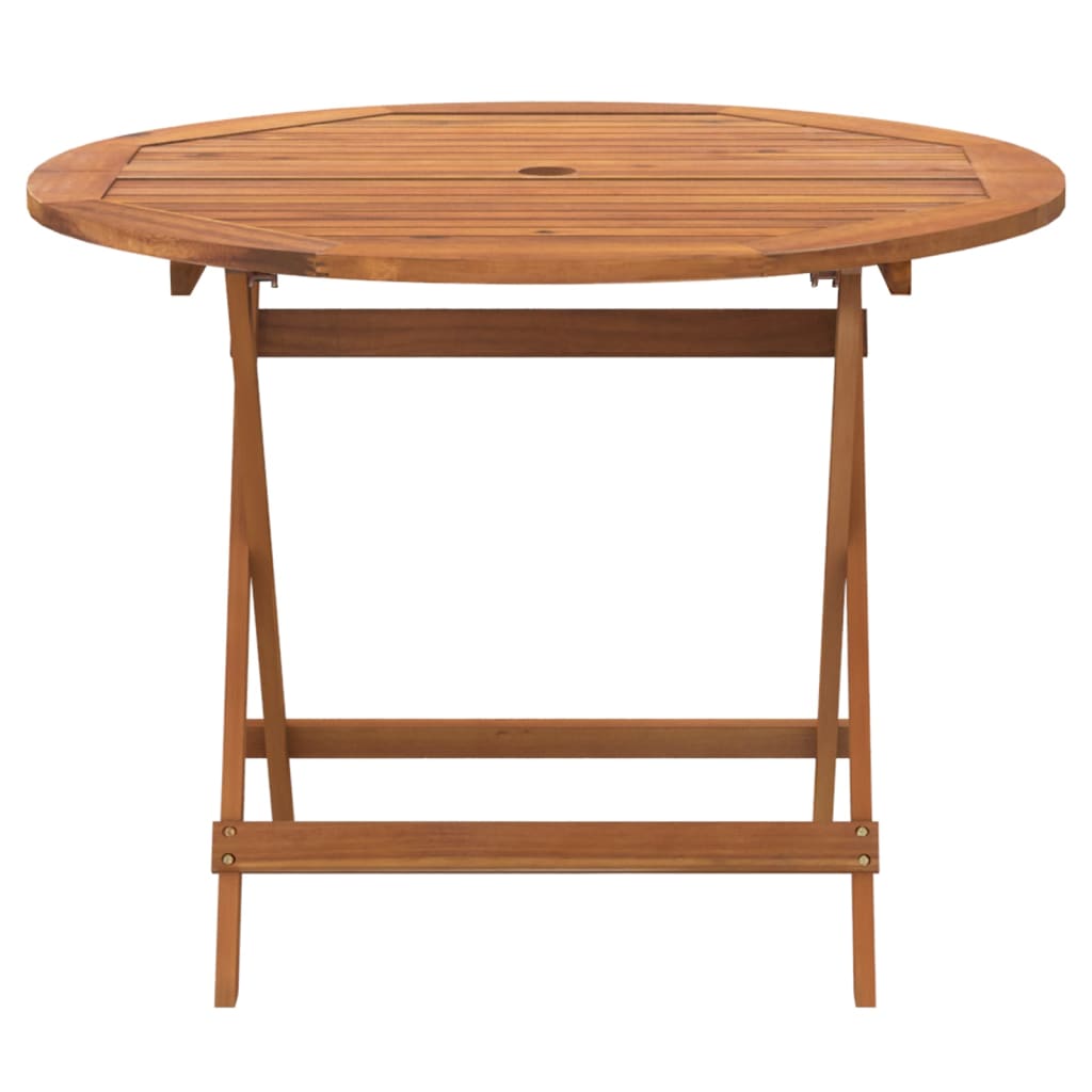 Set da Pranzo per Giardino 5 pz in Legno Massello di Acacia | homemem39