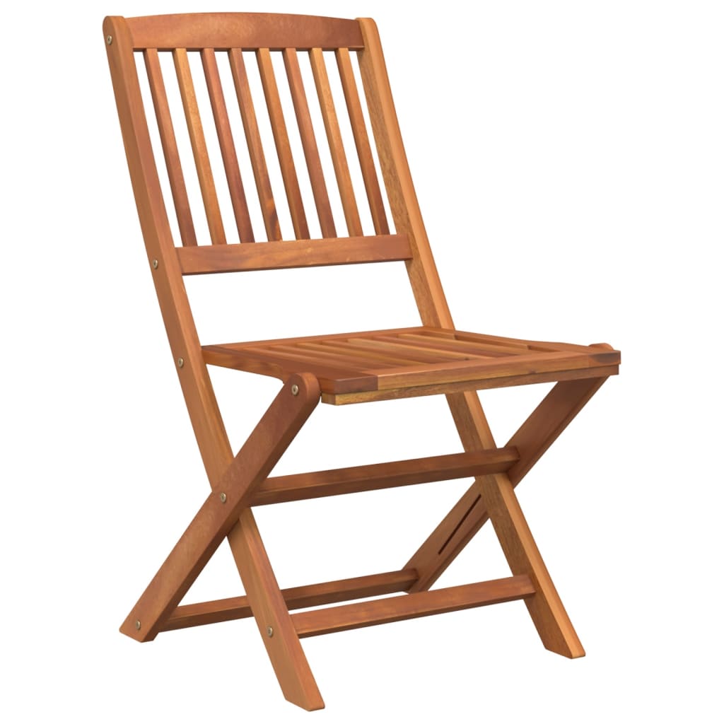 Set da Pranzo per Giardino 5 pz in Legno Massello di Acacia | homemem39
