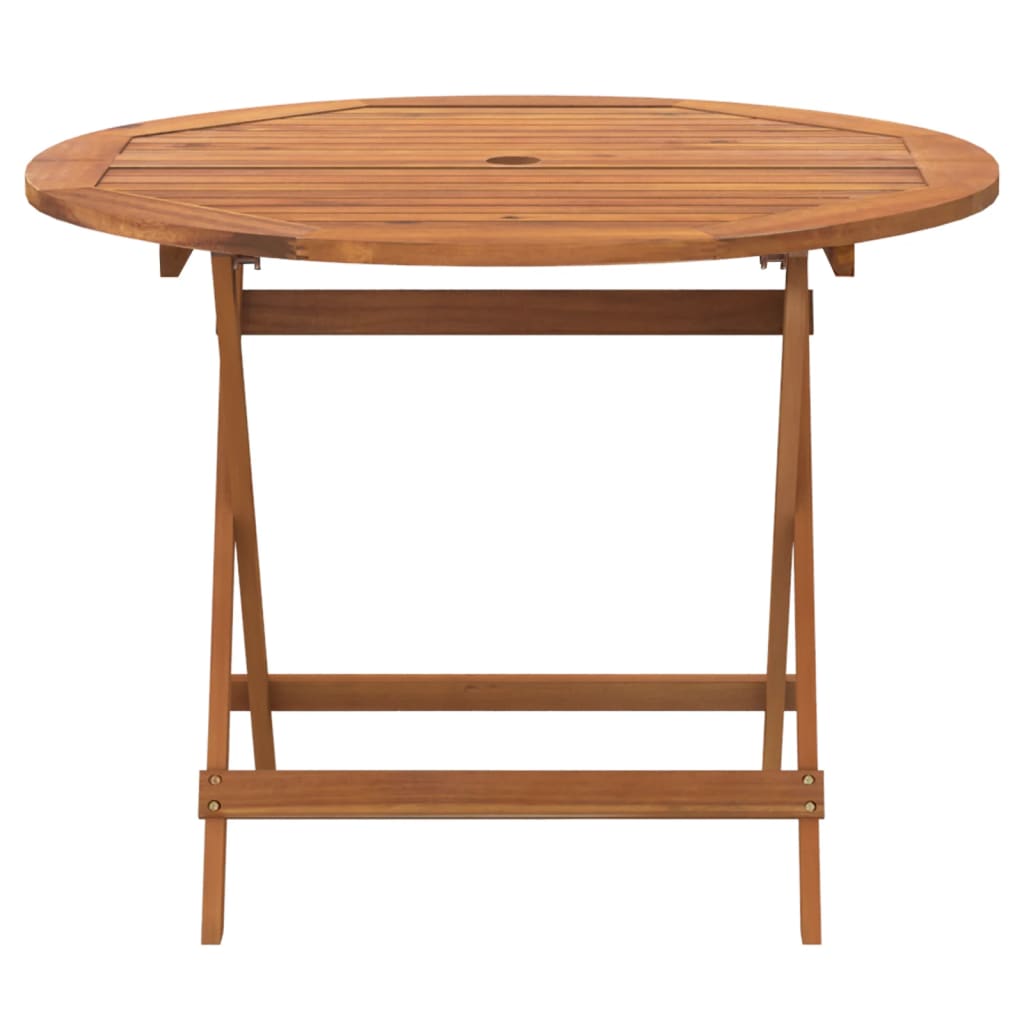 Set da Pranzo per Giardino 5 pz in Legno Massello di Acacia | homemem39