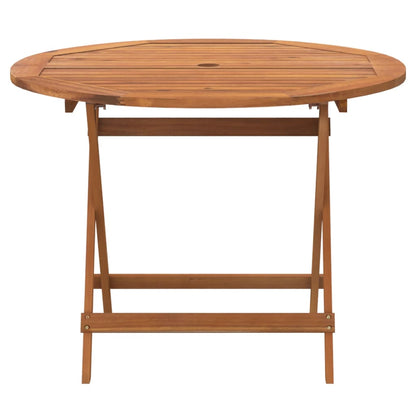 Set da Pranzo per Giardino 5 pz in Legno Massello di Acacia | homemem39