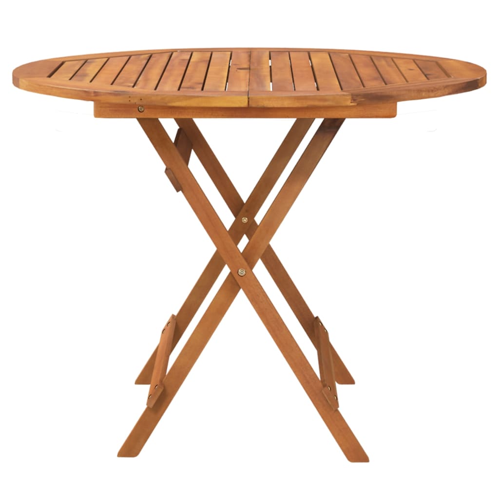 Set da Pranzo per Giardino 5 pz in Legno Massello di Acacia | homemem39