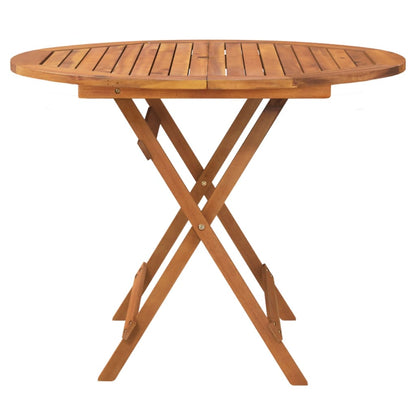 Set da Pranzo per Giardino 5 pz in Legno Massello di Acacia | homemem39