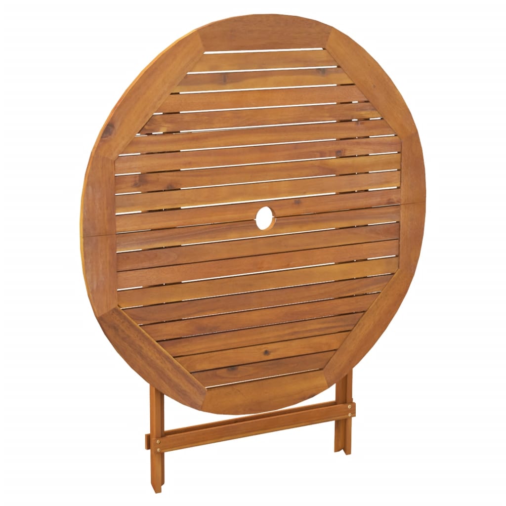 Set da Pranzo per Giardino 5 pz in Legno Massello di Acacia | homemem39