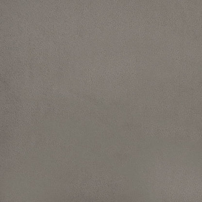 Divano a 2 Posti con Cuscini Grigio Chiaro 140 cm in Velluto | homemem39