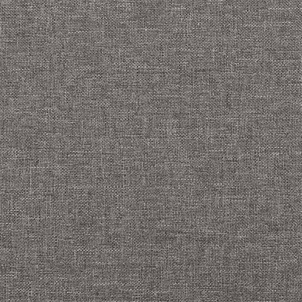 Divano a 2 Posti con Cuscini Grigio Scuro 140 cm in Tessuto | homemem39