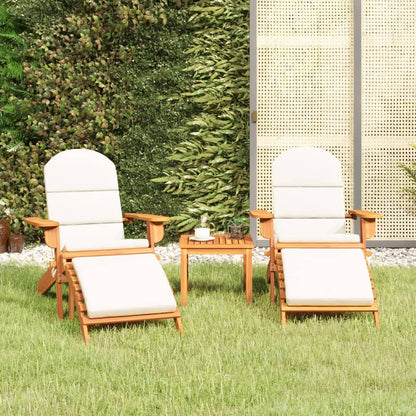 Set Salotto da Giardino Adirondack 3pz Legno Massello di Acacia | homemem39