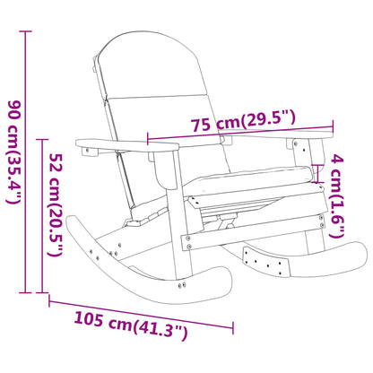 Set Salotto da Giardino Adirondack 3pz Legno Massello di Acacia | homemem39
