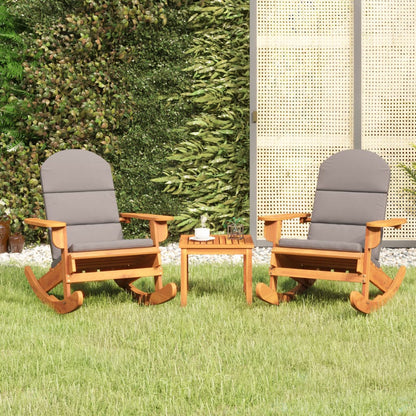 Set Salotto da Giardino Adirondack 3pz Legno Massello di Acacia | homemem39