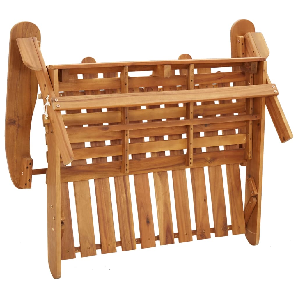 Set Salotto da Giardino Adirondack 4pz Legno Massello di Acacia - homemem39