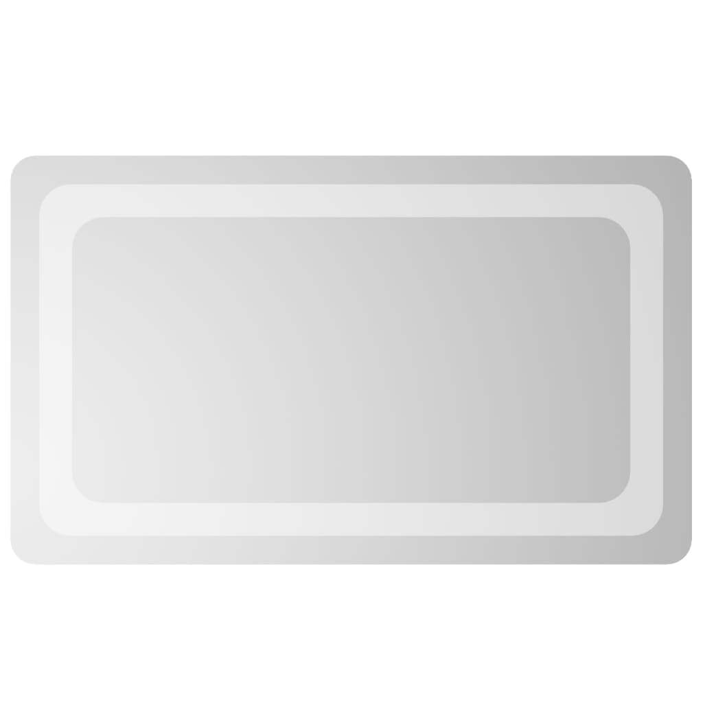 Specchio da Bagno con Luci LED 30x50 cm