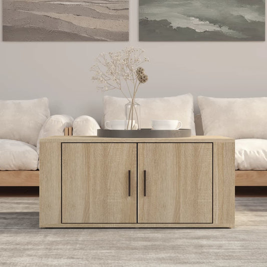 Tavolino da Salotto Rovere Sonoma 80x50x36 cm Legno Multistrato | homemem39