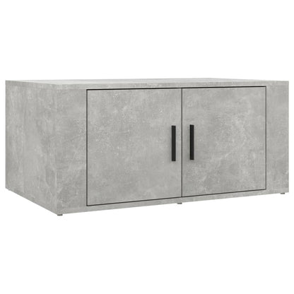 Tavolino Salotto Grigio Cemento 80x50x36 cm Legno Multistrato | homemem39