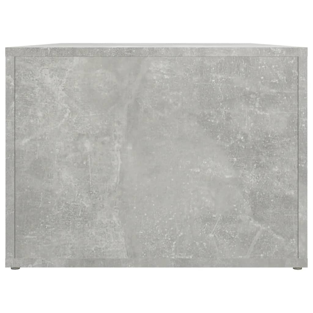 Tavolino Salotto Grigio Cemento 80x50x36 cm Legno Multistrato | homemem39