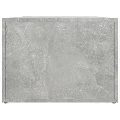 Tavolino Salotto Grigio Cemento 80x50x36 cm Legno Multistrato | homemem39