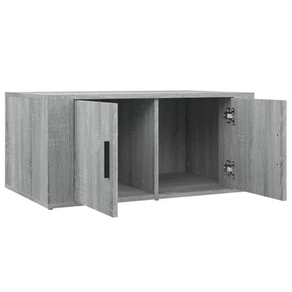Tavolino da Salotto Grigio Sonoma 80x50x36 cm Legno Multistrato | homemem39