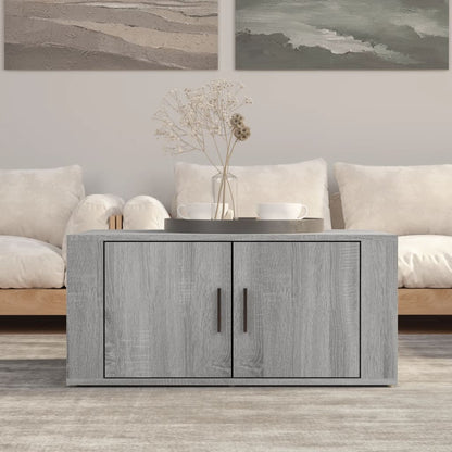 Tavolino da Salotto Grigio Sonoma 80x50x36 cm Legno Multistrato | homemem39