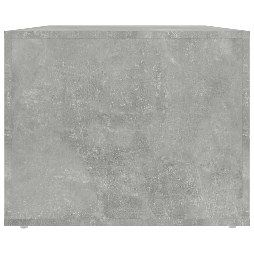 Tavolino da Salotto Grigio Cemento 80x50x40cm Legno Multistrato | homemem39