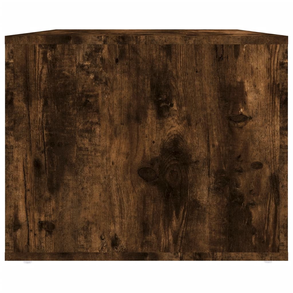 Tavolino da Salotto Rovere Fumo 80x50x40 cm Legno Multistrato | homemem39