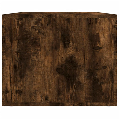 Tavolino da Salotto Rovere Fumo 80x50x40 cm Legno Multistrato | homemem39