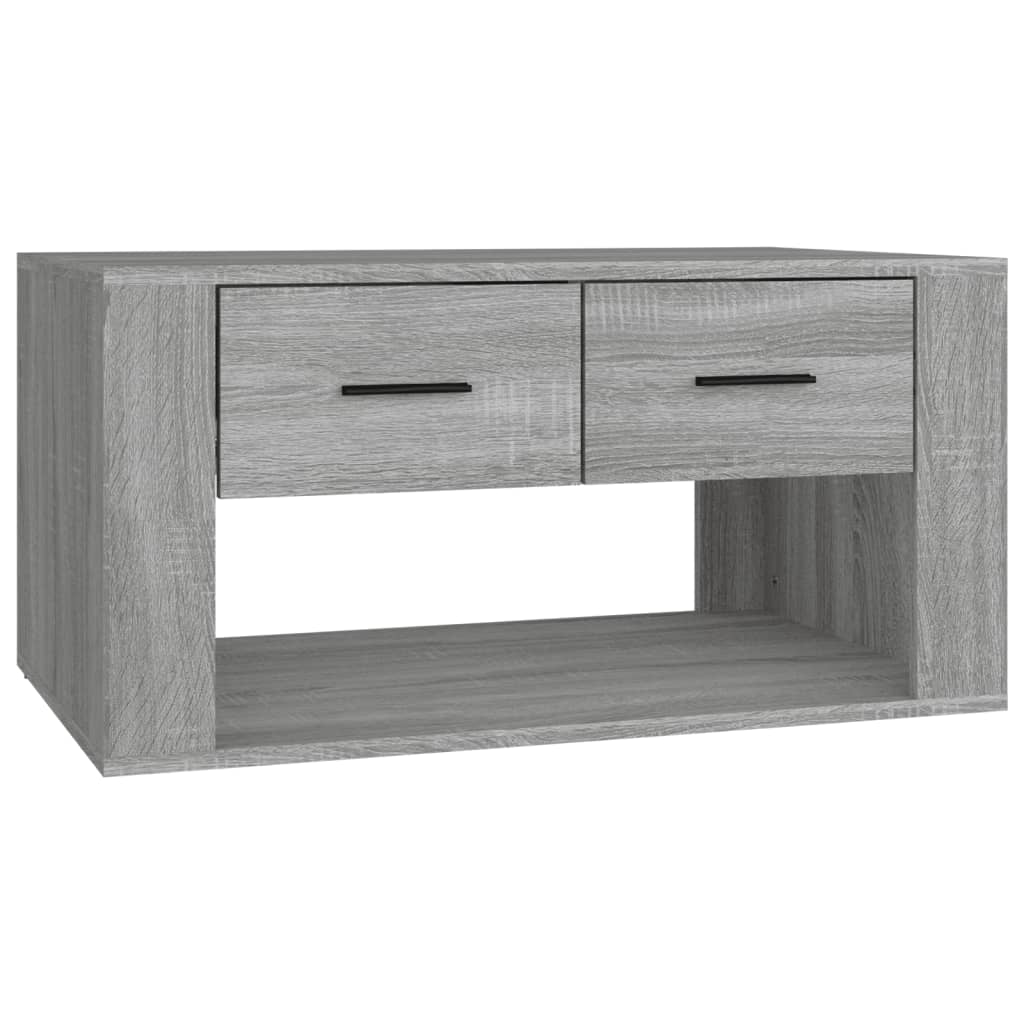 Tavolino da Salotto Grigio Sonoma 80x50x40 cm Legno Multistrato | homemem39