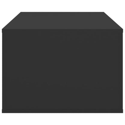 Tavolino da Salotto Nero 100x50,5x35 cm in Legno Multistrato | homemem39
