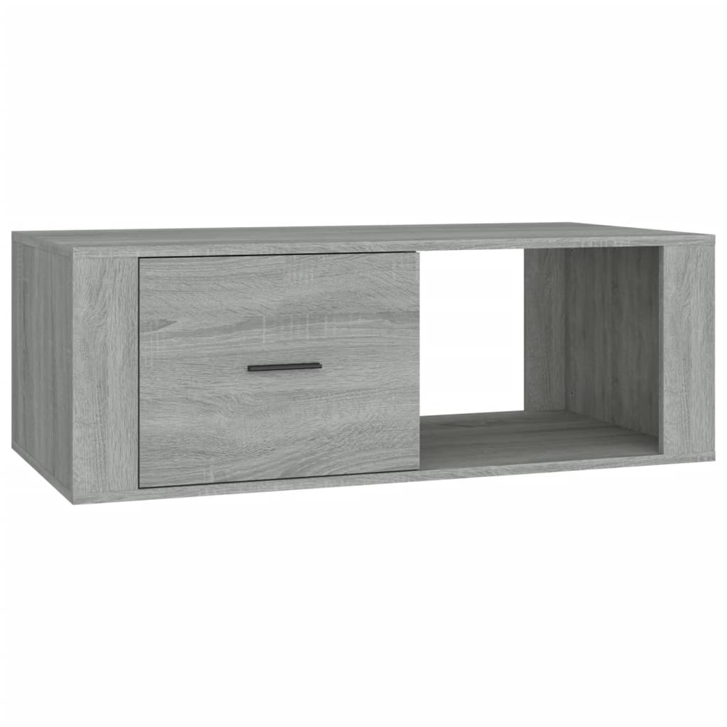 Tavolino Salotto Grigio Sonoma 100x50,5x35 cm Legno Multistrato | homemem39