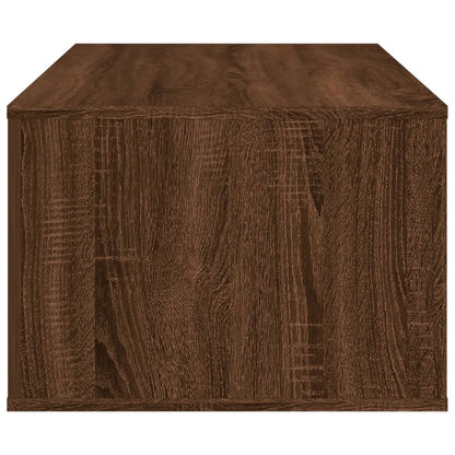 Tavolino Salotto Rovere Marrone 100x50,5x35cm Legno Multistrato | homemem39