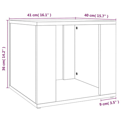 Comodino Rovere Sonoma 41x40x36 cm in Legno Multistrato - homemem39