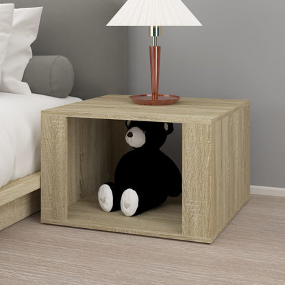 Comodino Rovere Sonoma 57x55x36 cm in Legno Multistrato - homemem39