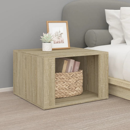 Comodino Rovere Sonoma 57x55x36 cm in Legno Multistrato - homemem39