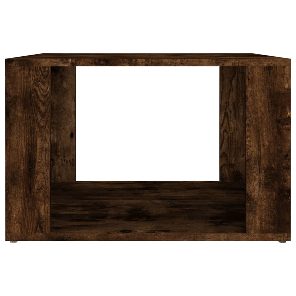 Comodino Rovere Fumo 57x55x36 cm in Legno Multistrato - homemem39