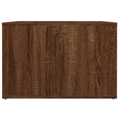 Comodino Rovere Marrone 57x55x36 cm in Legno Multistrato - homemem39