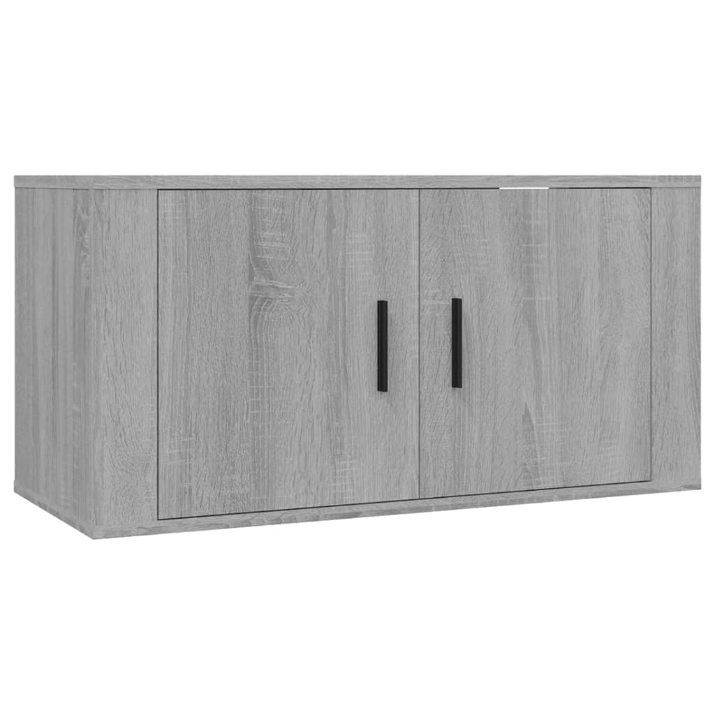Mobile Porta TV a Parete grigio sonoma 80x34,5x40 cm | homemem39