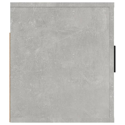 Mobile Porta TV a Parete Grigio cemento 100x34,5x40 cm